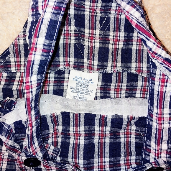 Boy's 3-6mo Overalls Set - Picture 11 of 13